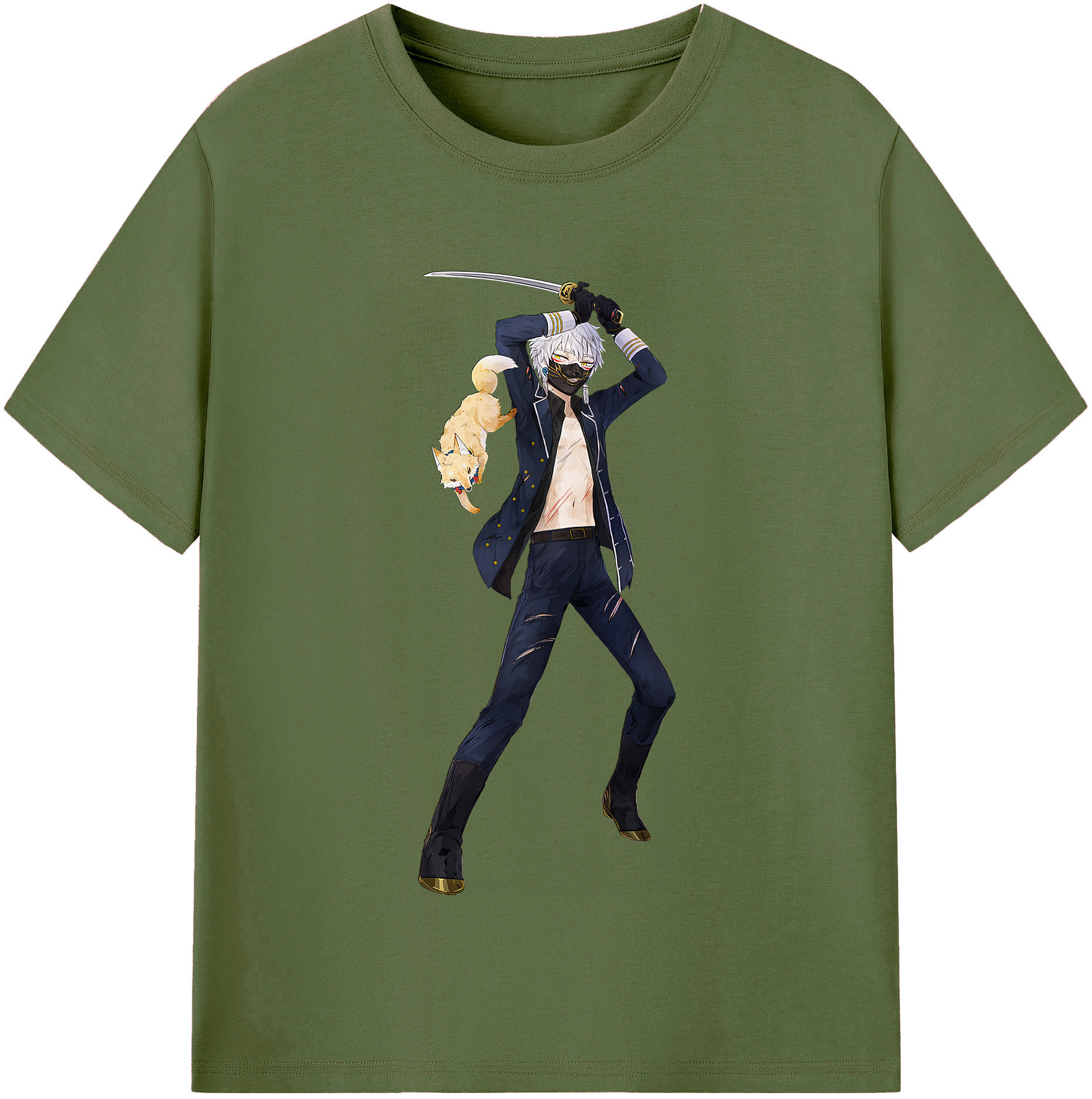 （画像用） 刀剣乱舞 Touken Ranbu 綿100％半袖Tシャツ（フロントプリント）